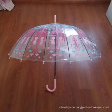 Special Shape Helm Transparent POE Umbrella Promotional